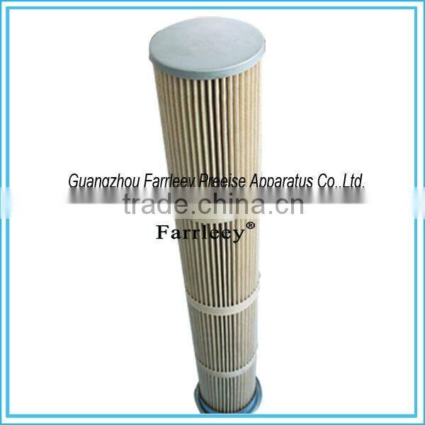 Farrleey Metal Top Polyester Pleated Filter Cartridge