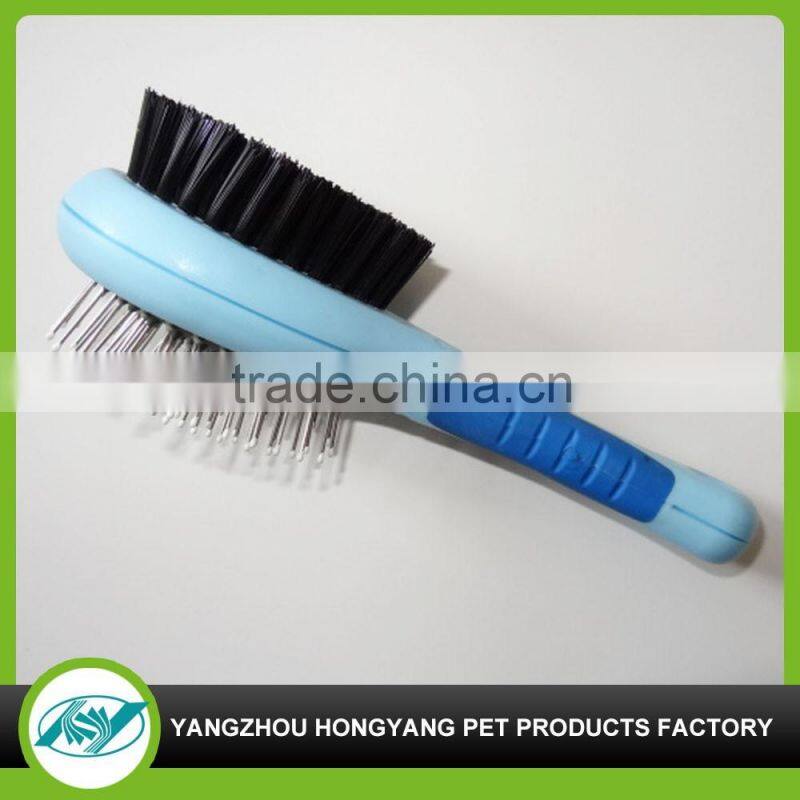 Dog fur remover wire brush with razor