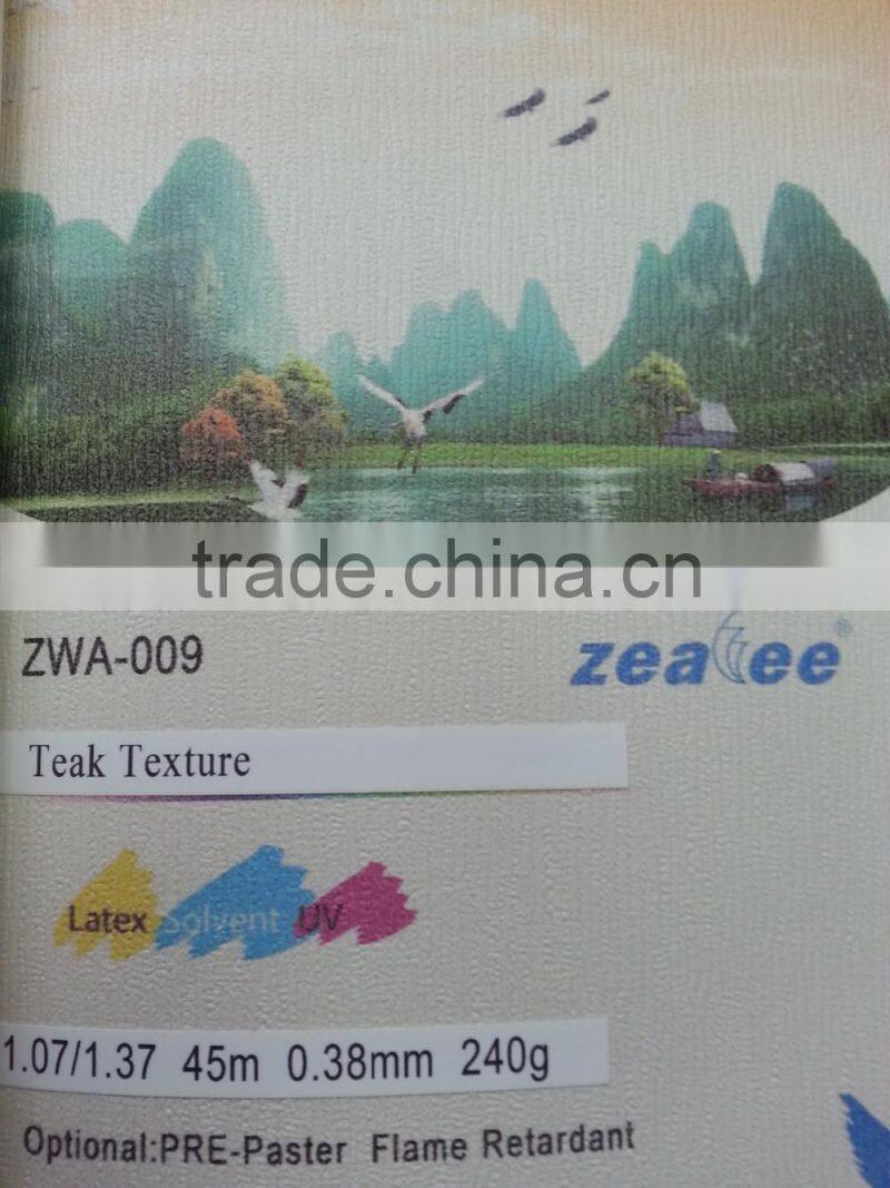 fire retardant wall paper chinese factory/wall paper rolls/wall paper price