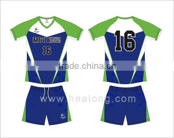 printed volleyball jersey volleyball uniform set high quality custom volleyball jersey