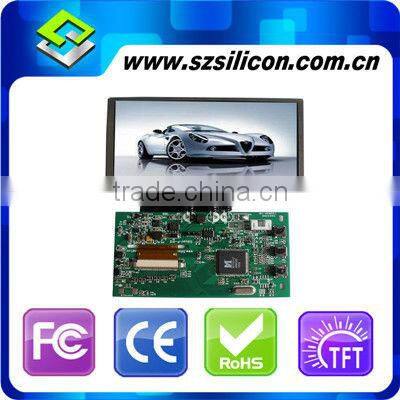 2 way CVBS 4.3 inch lcd panel with driving board