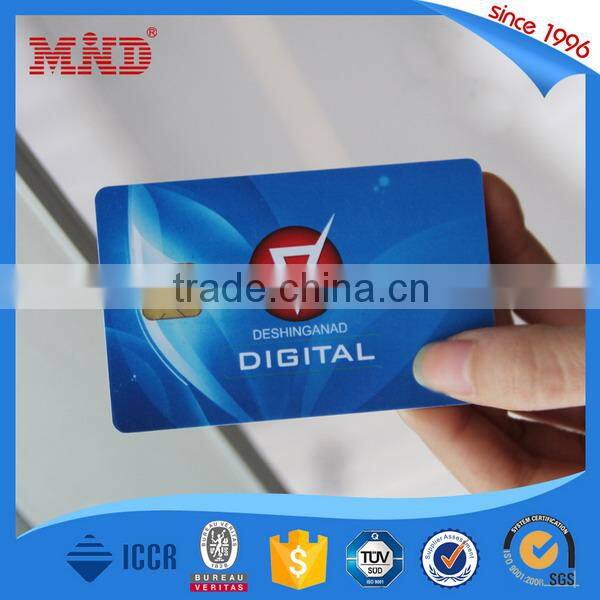 MDC131 PVC smart contact card with sle5528 chip