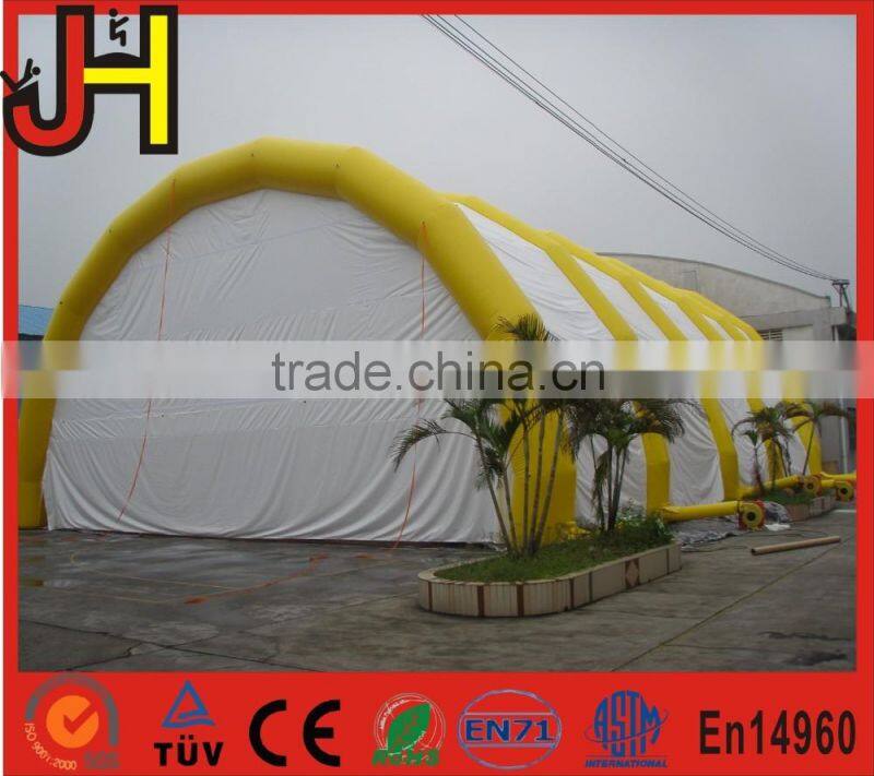 PVC Tarpaulin inflatable paintball tent, outdoor inflatable tunnel tent for paintball