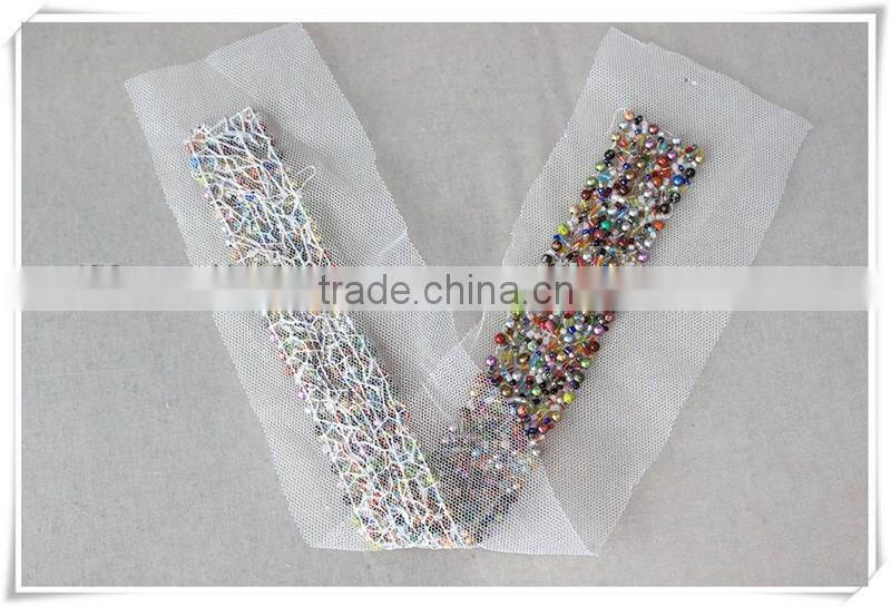 2016 New arrival Handmade mutilcolor pearl beads trimming for casual garments decoration