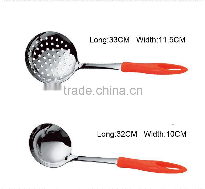 stainless steel kitchenware 2015 style high Quality with plastic handle Cookware/modern kitchen designs7PCS/SET S48