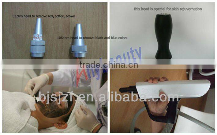 Alexandrite Q-switch Ndyag tattoo remover mini laser