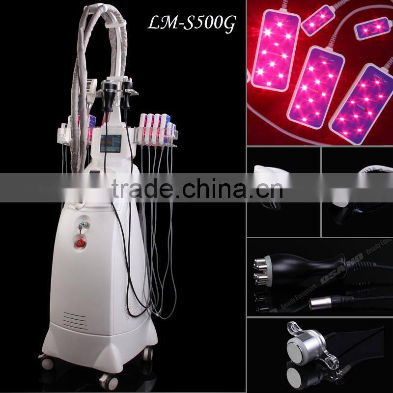 lipolaser + vacuum/4 in 1 lipolaser rf cavitation vacuum machine