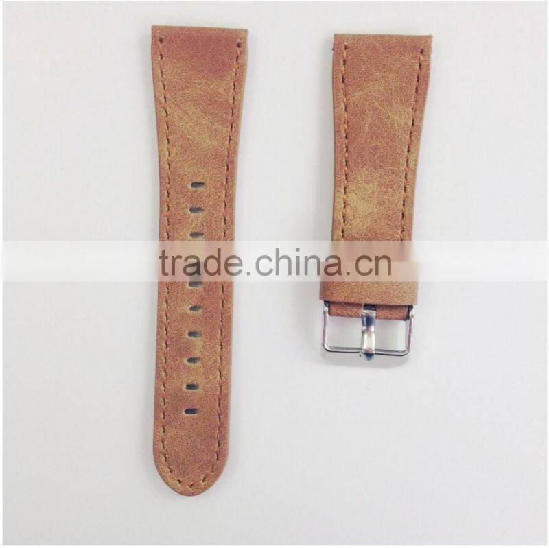 Fashion Watchbands luxury Replacement PU Leather Watch Bracelet Strap Band For Samsung Gear S3 Frontier