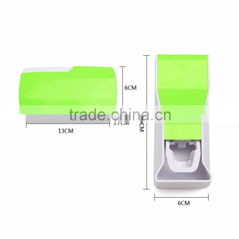 Cosylife Wall Mounted/Dustproof Kid'sToothpaste Dispenser Toothbrush Holder Toothpaste Squeezer 5 Toothbrush Holders With Cover