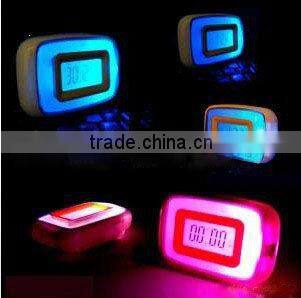 pretty decorative star projecting alarm clock ,led light fairy star projection alarm clcok
