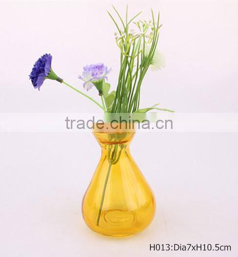 new mini glass vase with sprayed color