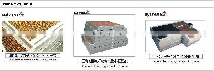 Evaporative Air Cooler Wet Curtain for Poultry house