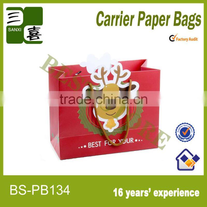 Wholesale specialty art paper gift bag with handle