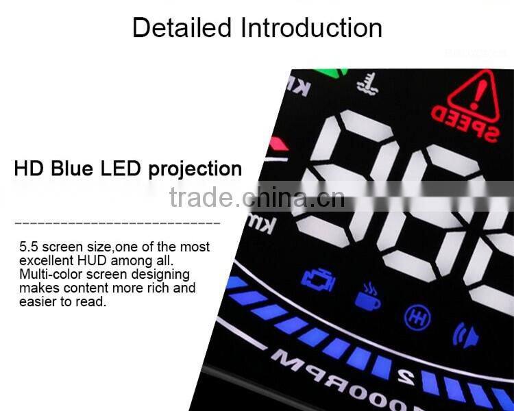 Auto Electronic E300 car HUD OBD2 head up display