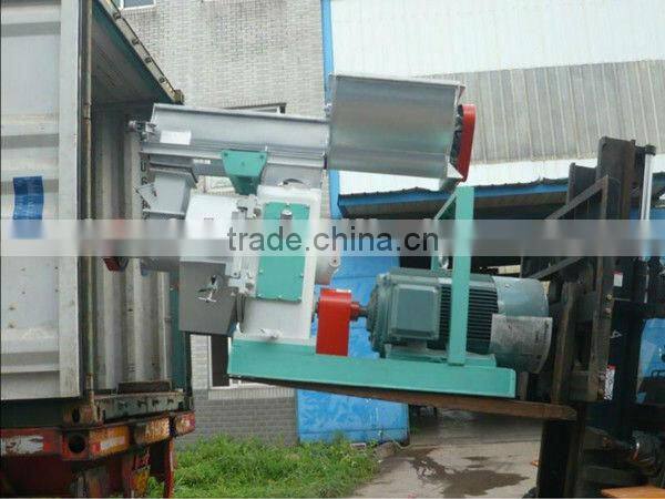 1t/h biomass fuel pellet machinery with gear drive and low price