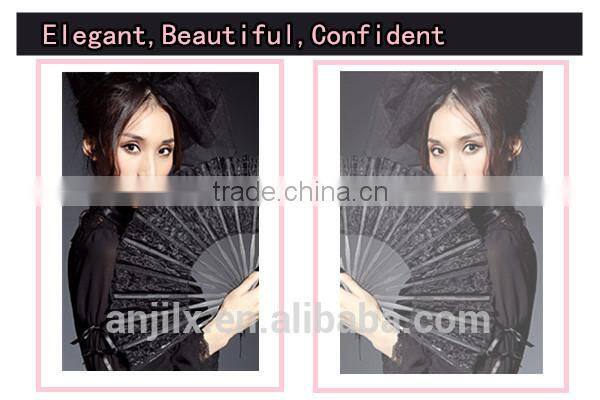 High quality 100% real Chinese silk fan with customized design