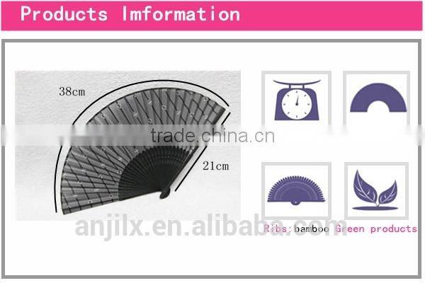 Cheap new product customized classical folding bamboo fan
