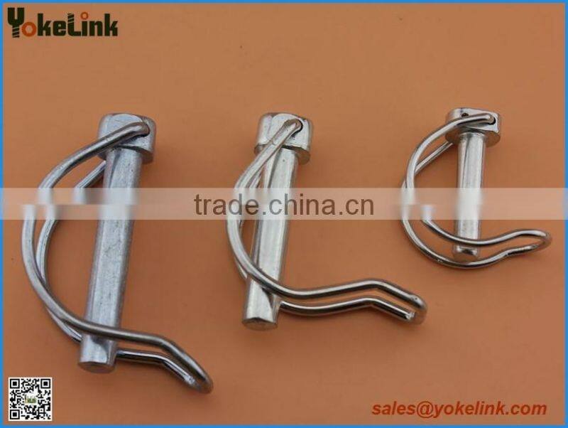 Zinc plating square wire lock pin