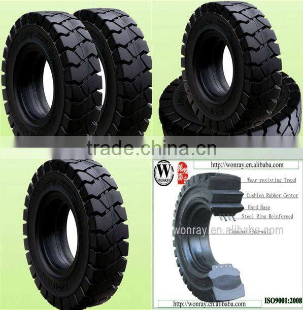 cheap price 18*7-8 solid tyres for forklift and tow vehicles from China