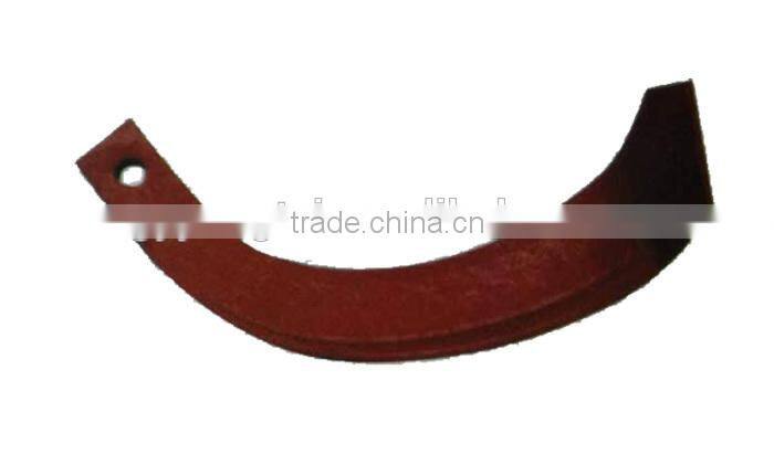 China hot selling agriculture machinery parts double hole rotary tiller blade