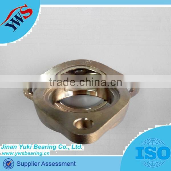 Rugged Cast Iron with 2 Slotted bolt holes pillow block housing SLF203