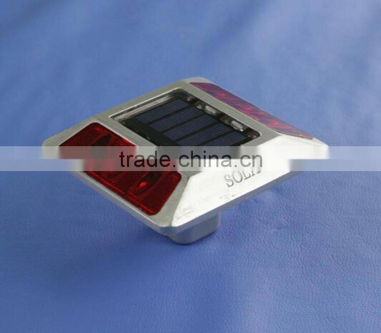 Metal Cat Eye Aluminum Solar Road Stud With Anchor