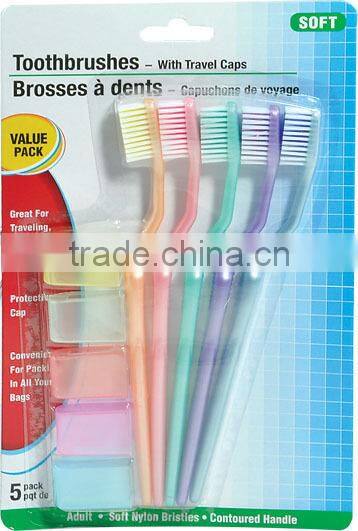 5 pcs promotion hotel toothbrush