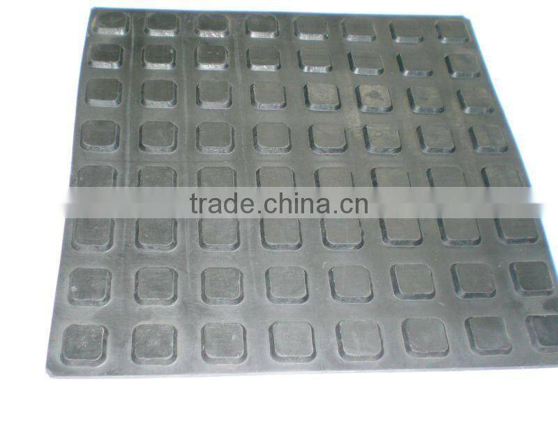 8mm thickness square anti slip rubber mat