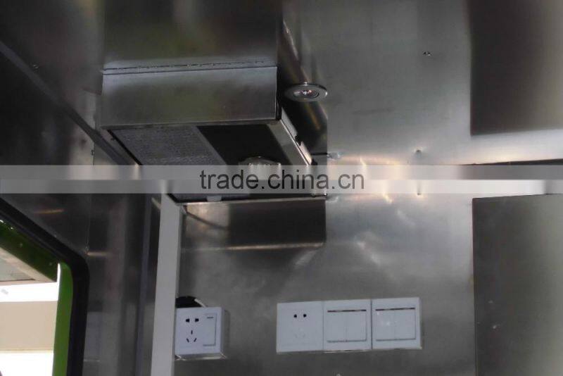 2016 hot selling fibreglass outdoor mobile snack truck
