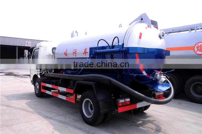LHD ro RHD 6000l sewag vacuum tank truck for sale