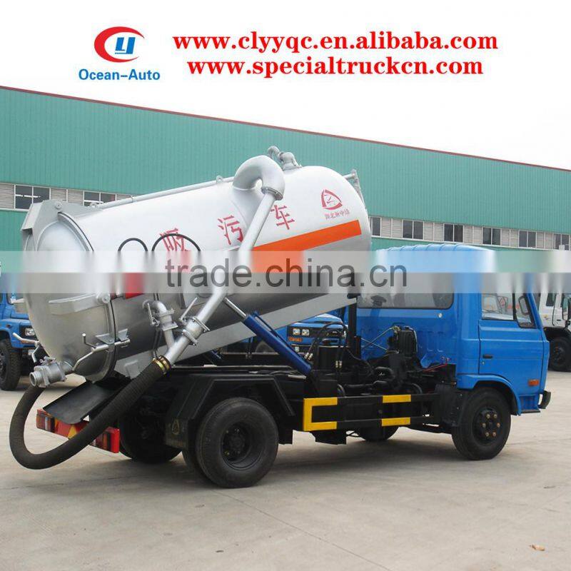 6000L DFAC 4x2 waster water suction truck golden supplier in China