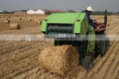high efficiency round hay baling machine