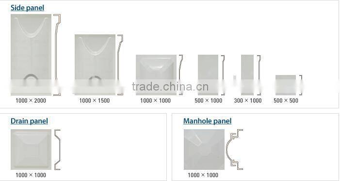 SMC/FRP/GRP fiberglass sectional plastic water tank/SMC storage water tanks