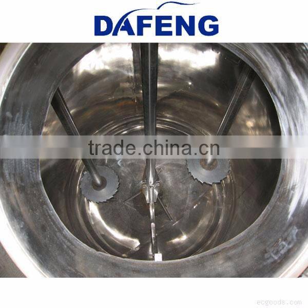 Stainless steel high shear mixing tank