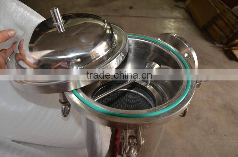 Fridge water filter,new design easy operation single bag filter separator for sale