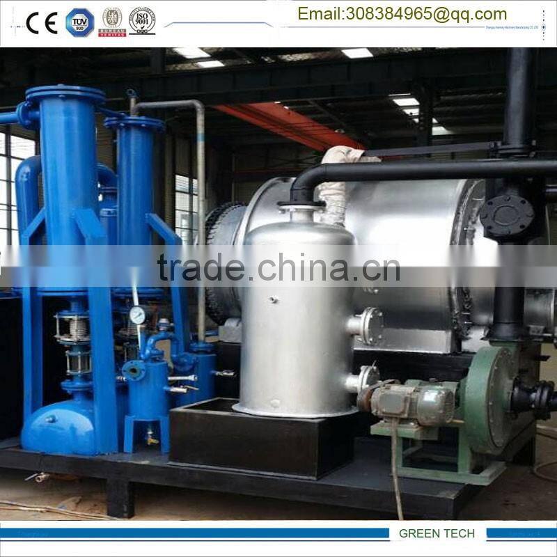 Skid type tyre to diesel recycling machine 3 Ton per batch