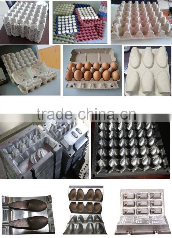 recycled waste paper pulp egg tray molding machine