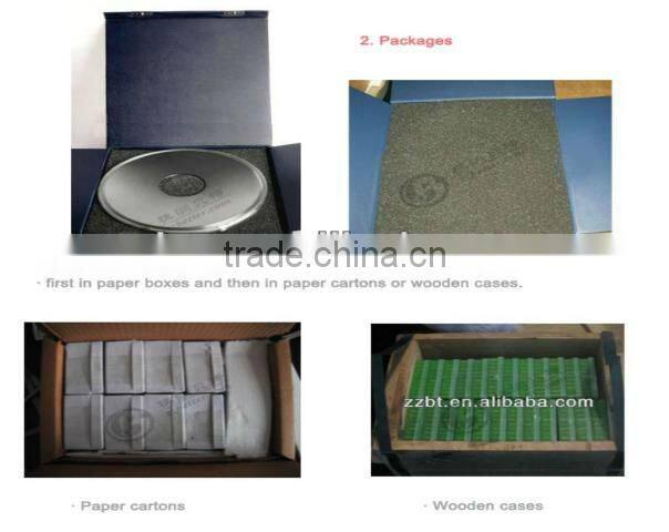 Cemented tungsten carbide slittering cutter for plastic cutting