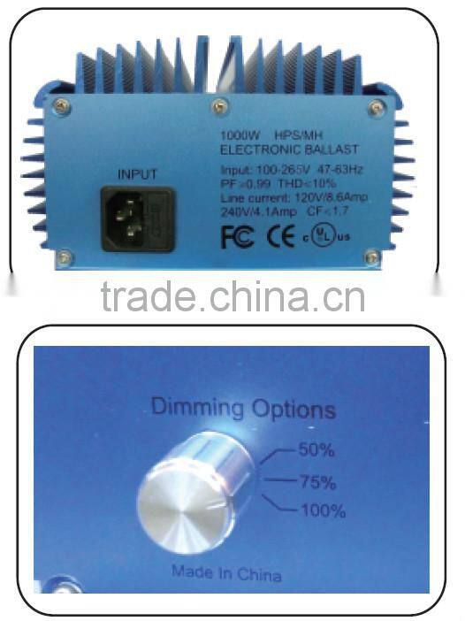 1000 watt digital ballast for grow light hood