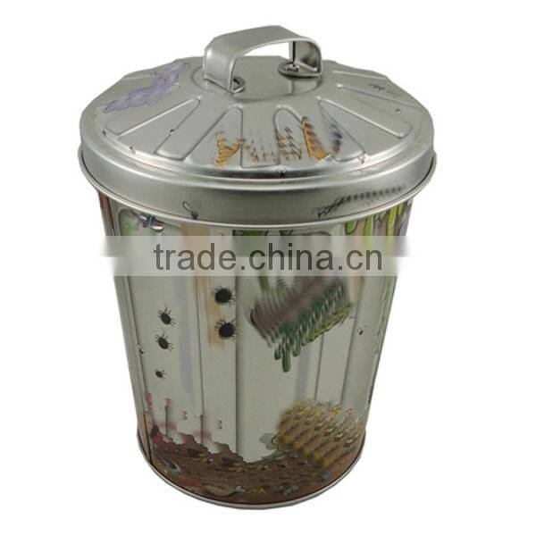 round embossed metal tin boxes