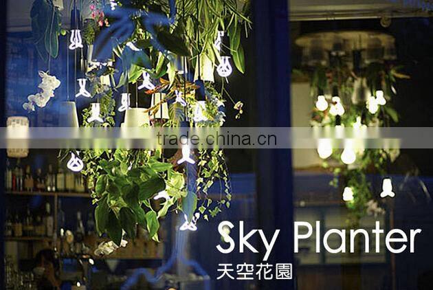 Wholesale 4 color sky planter hanging pot upside-down pot