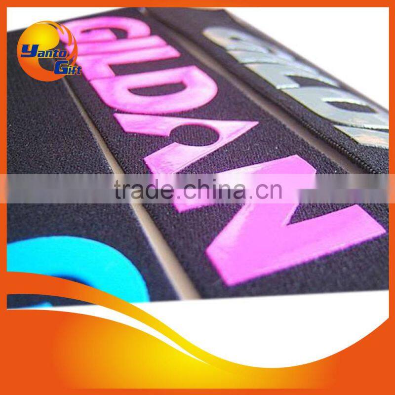 High Quality Silicone Logo Printed Lanyard with Metal Hook