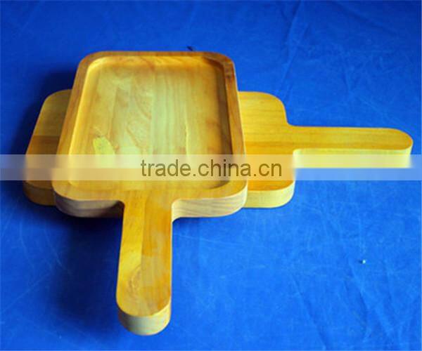 round cheap custom printed wooden dinner plates