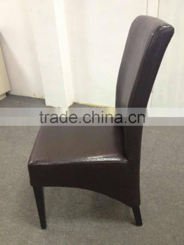 High Back Dining Chair With Black Pu Leather FD-524-1