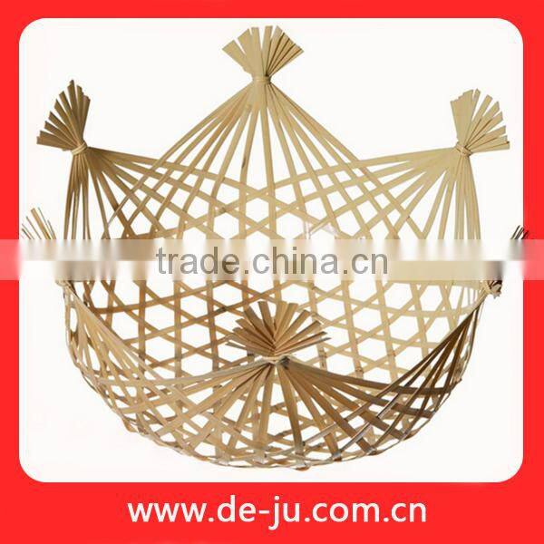 Handmade Knit Natural Bamboo Moses Basket