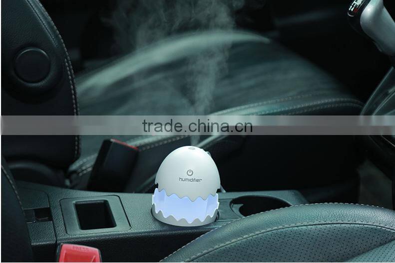 Mini Egg Shape Humidifier With USB Charge, Air Fresh Purifier Control by Tourch Switch For Office
