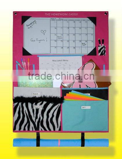 Multi-functional stationery homework folder Multifunctional Homework Caddy Storage Bag For Kid Stationery Storage Bag