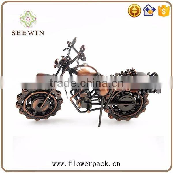 Large wrought iron motorcycle