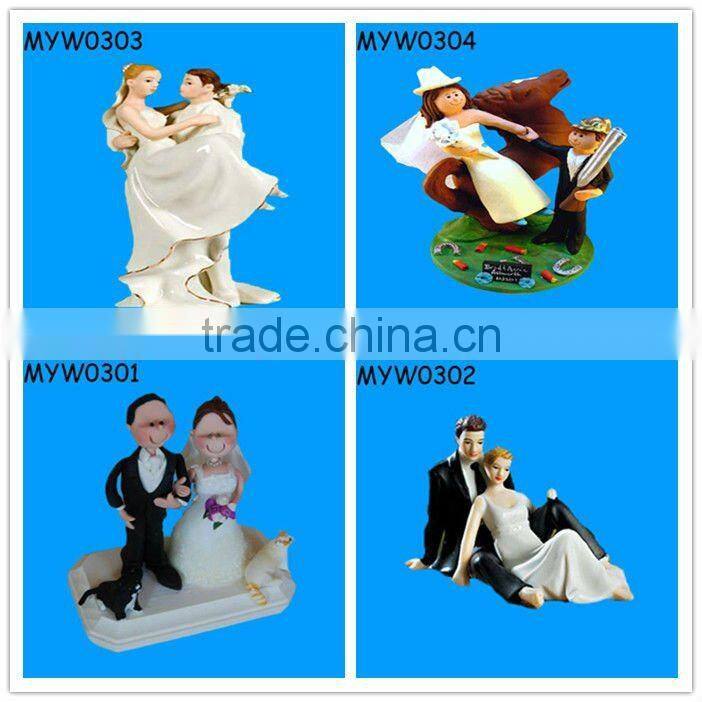 ceramic cinderella cake decor