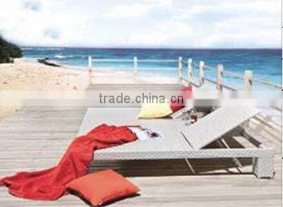 leisure garden beach sun bed for sale rattan outdoor round bed